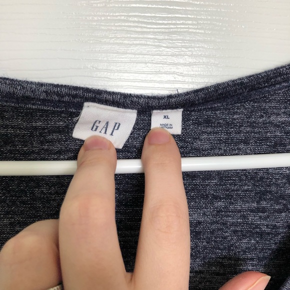 Navy Long Sleeve GAP Top - Picture 3 of 5